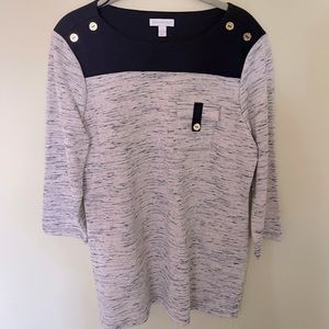 Women’s Casual Quarter Sleeve Blouse.